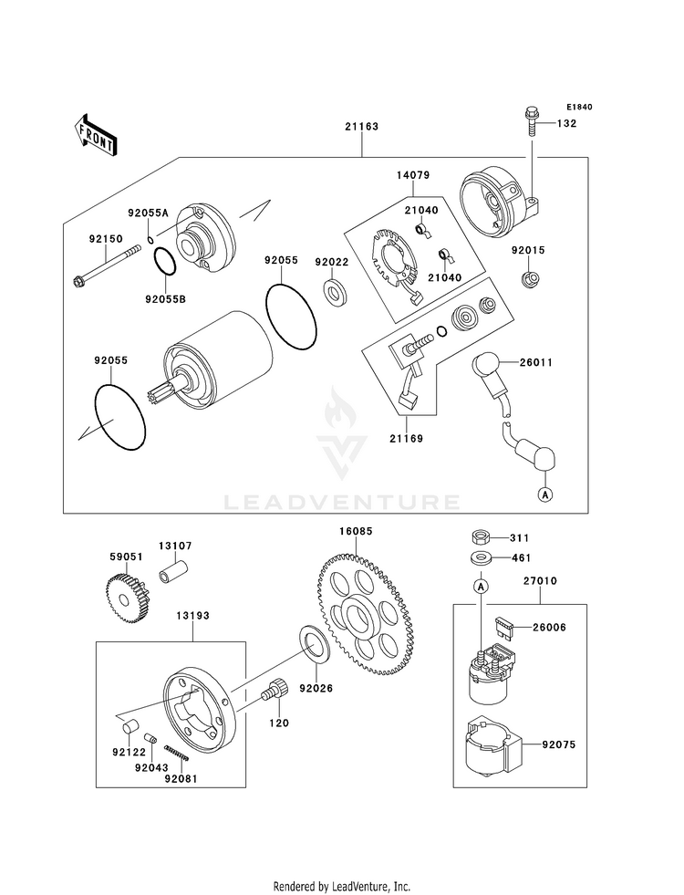 Starter Motor Schematic
