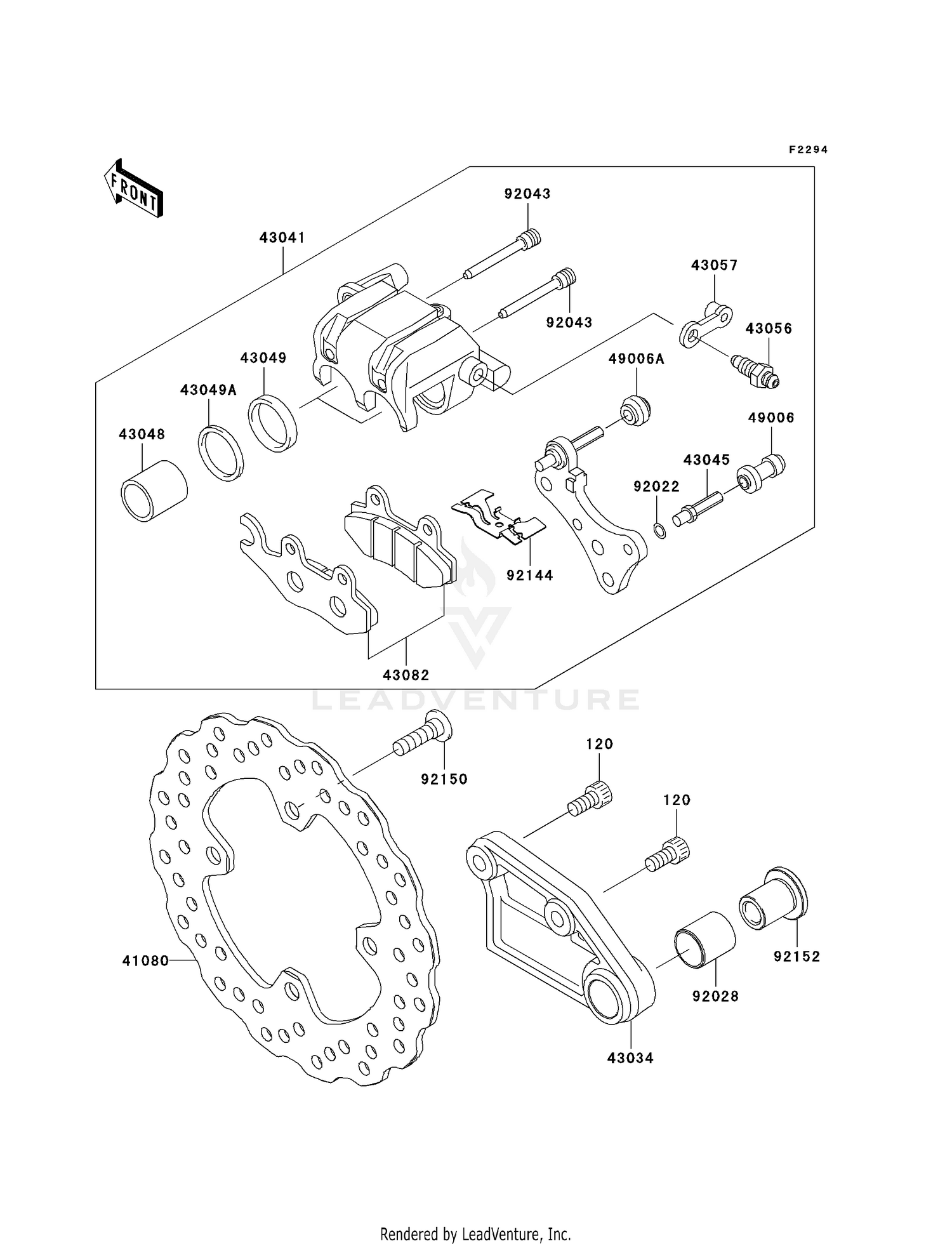 REAR BRAKE (BAF)