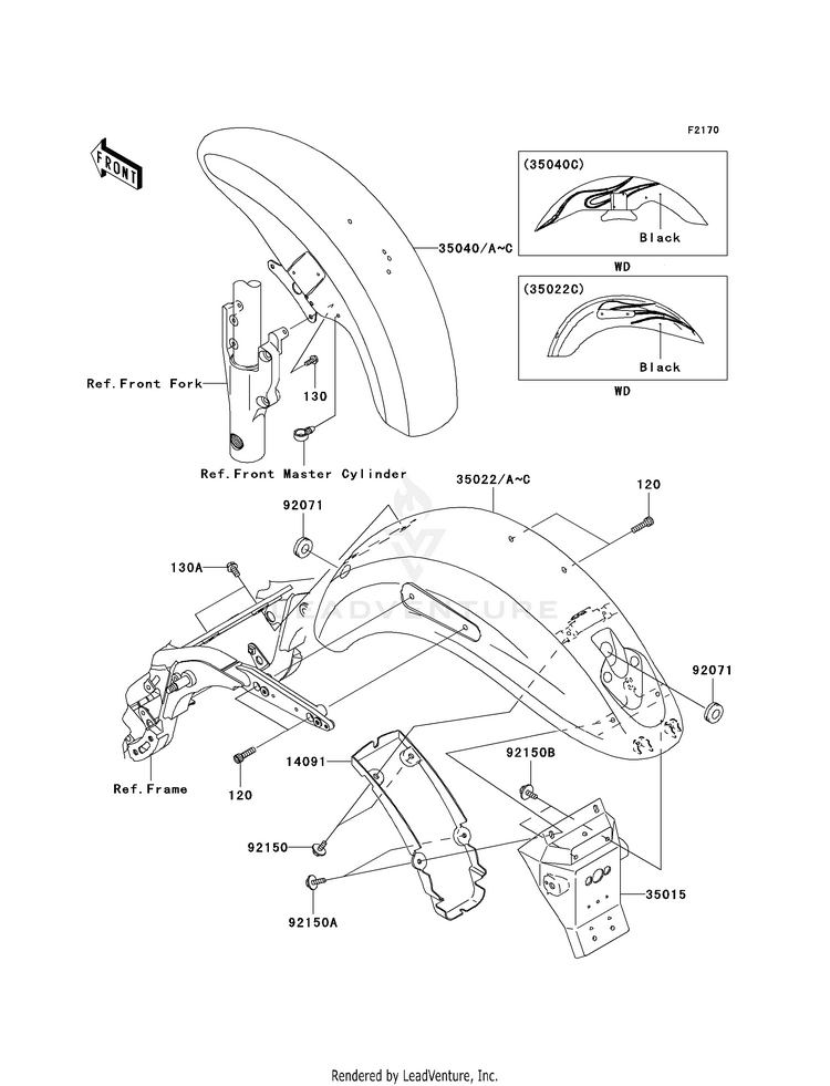Fenders VN1600B8F Vulcan 1600 Mean Streak (2008) Schematic