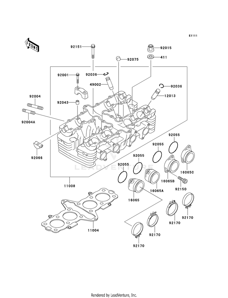 Cylinder Head Schematic