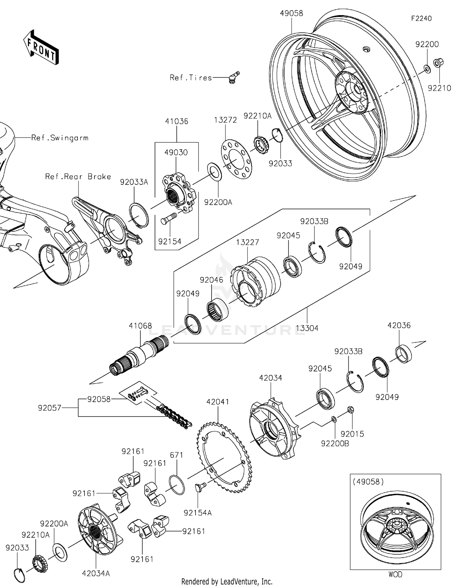 Rear Wheel/Chain(YHF/YJF)