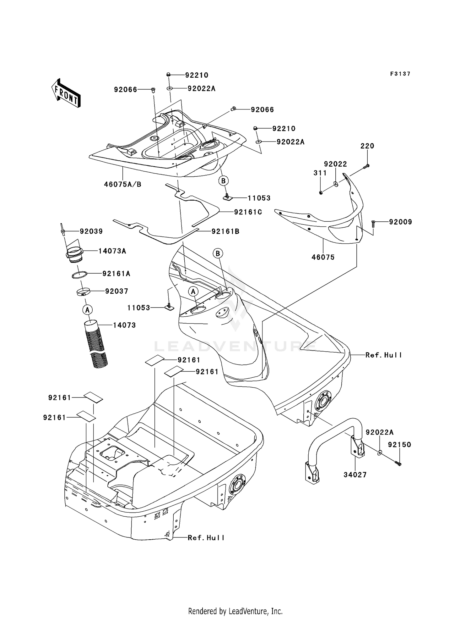 HULL REAR FITTINGS