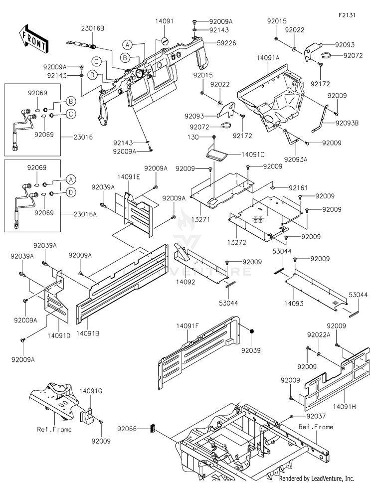 Frame Fittings Schematic
