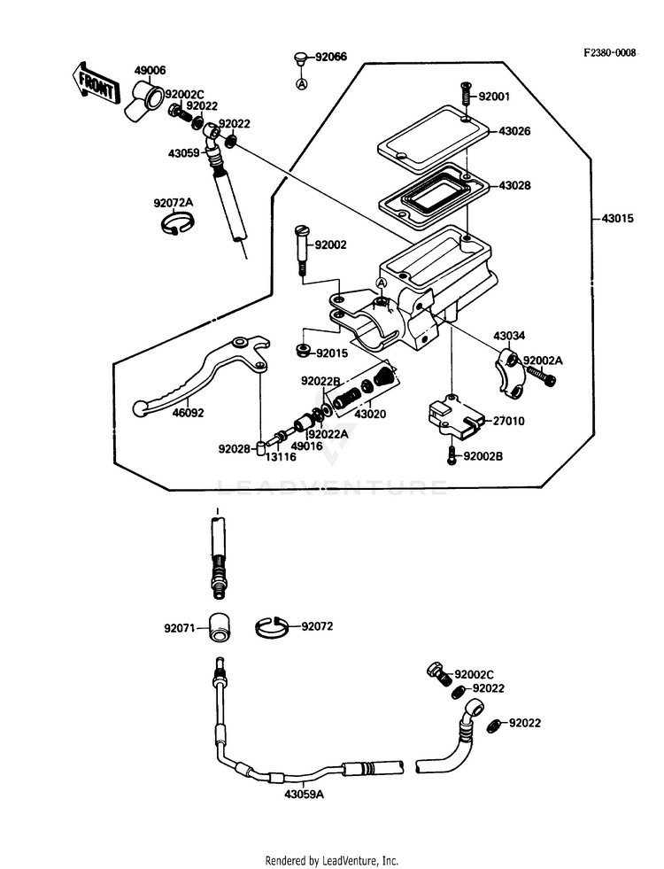 Clutch Master Cylinder Schematic