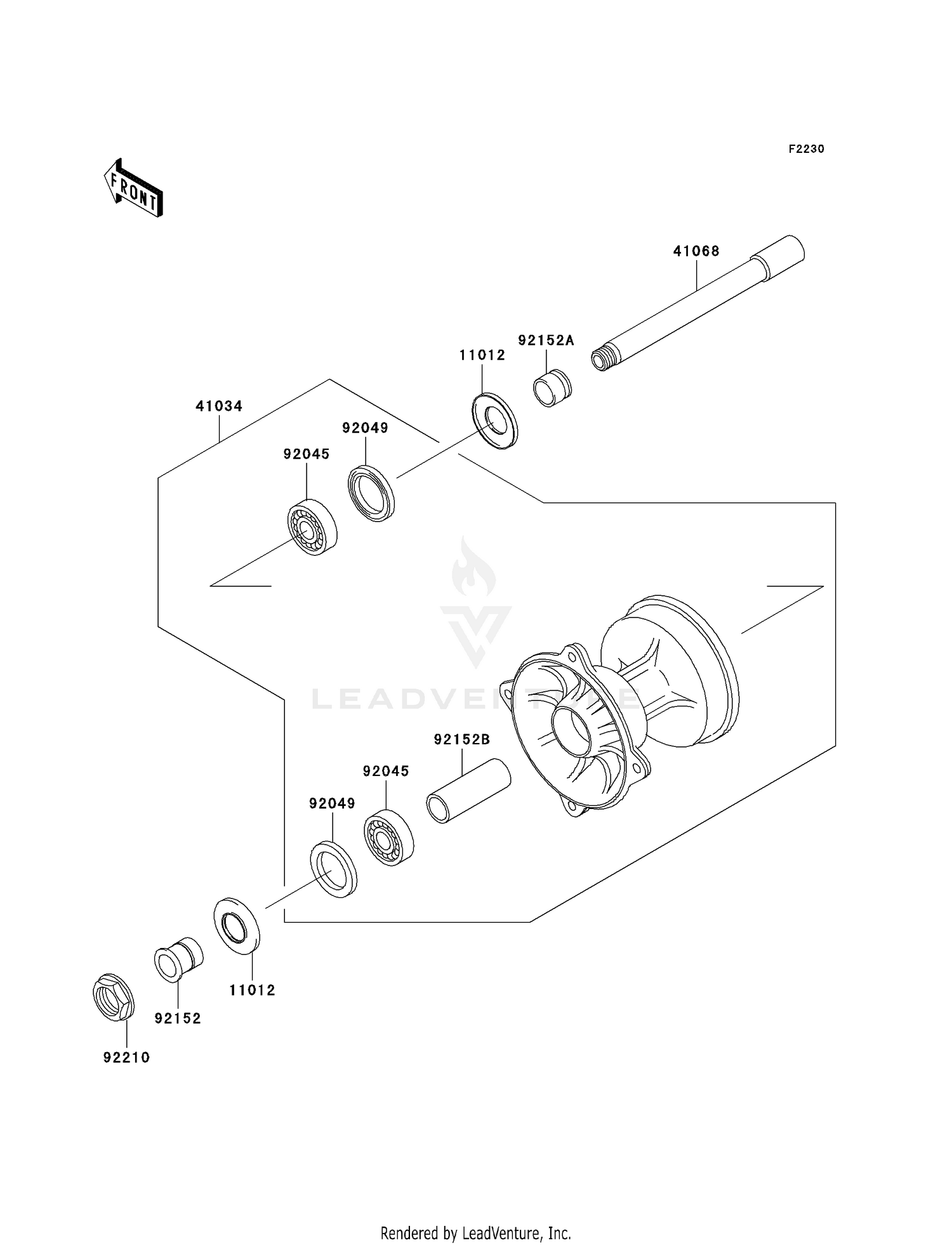 FRONT HUB