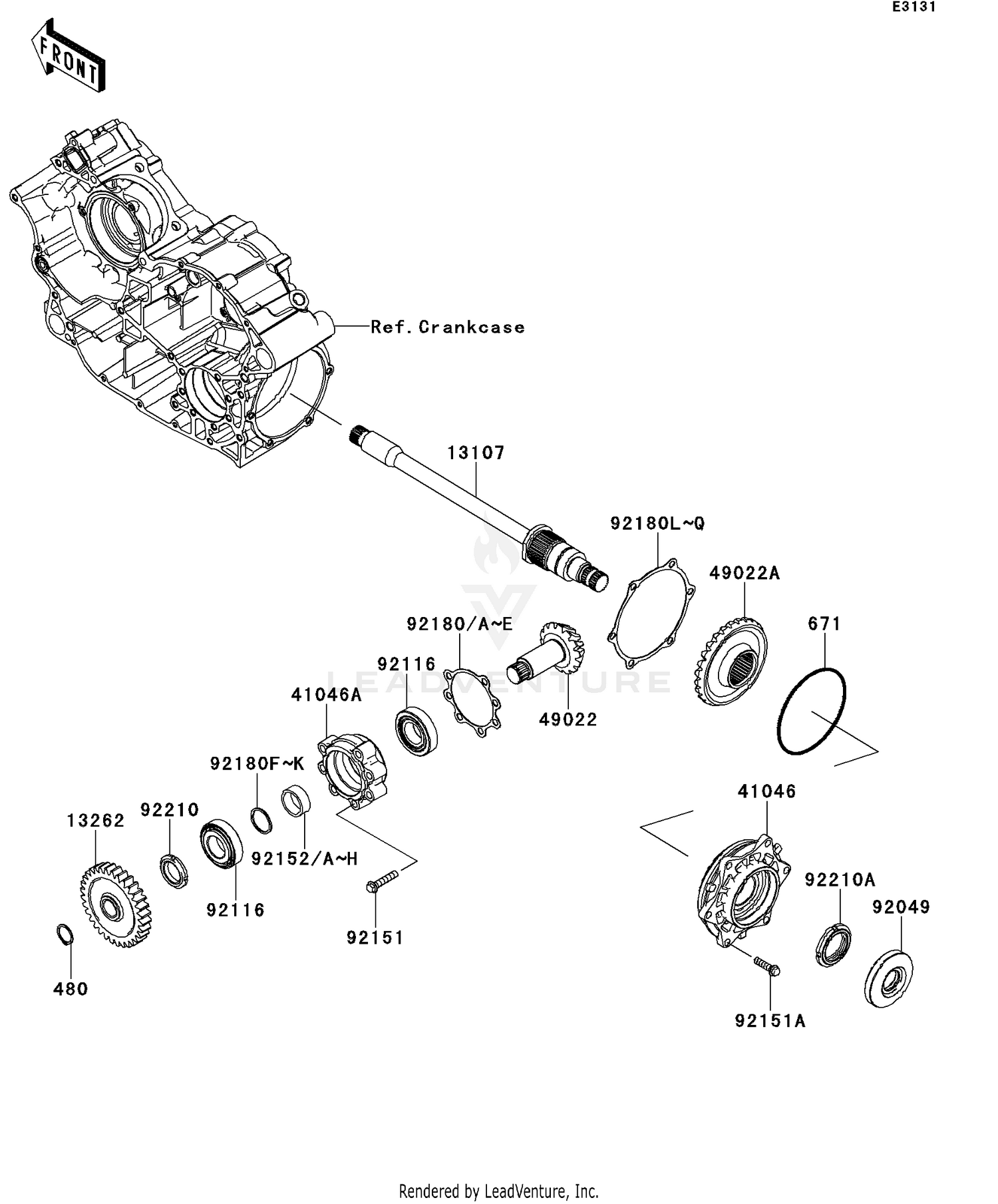Front Bevel Gear
