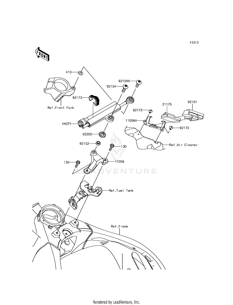 Steering Damper Schematic