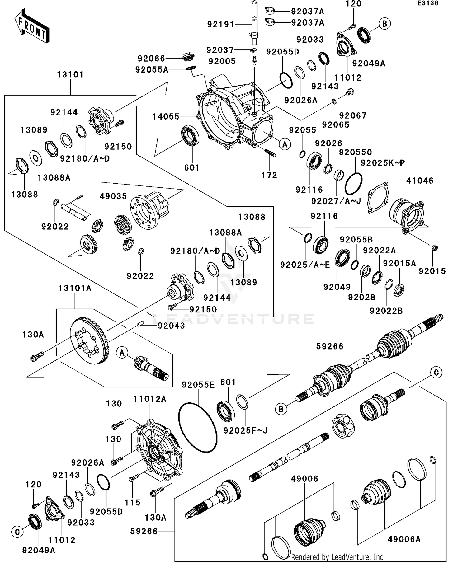 Drive Shaft-Front