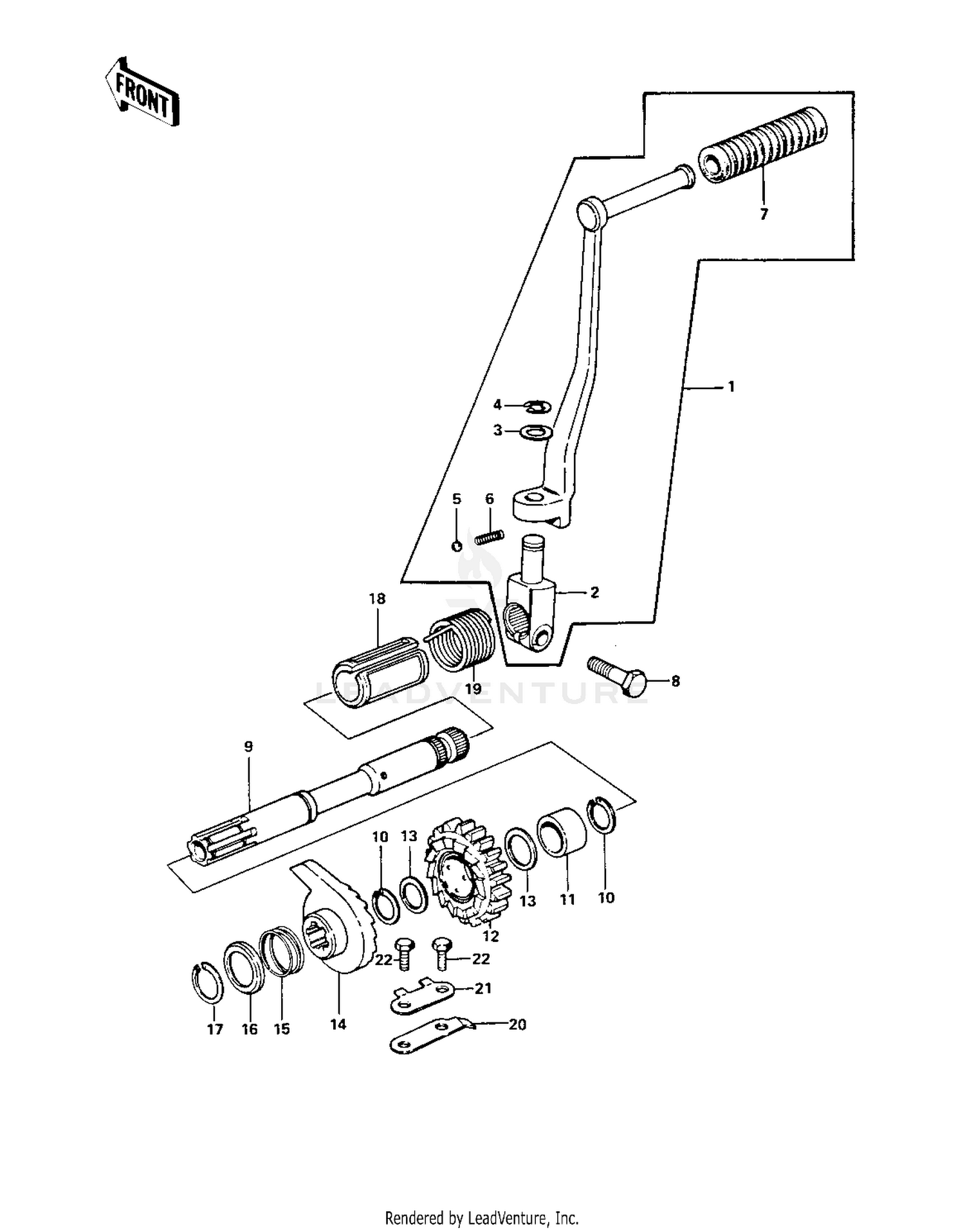 KICKSTARTER MECHANISM