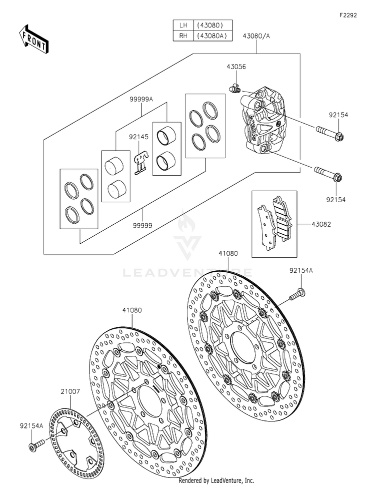 Front Brake Schematic