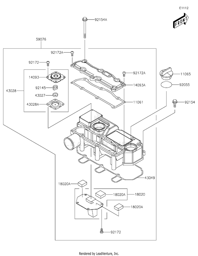 Cylinder Head Cover Schematic