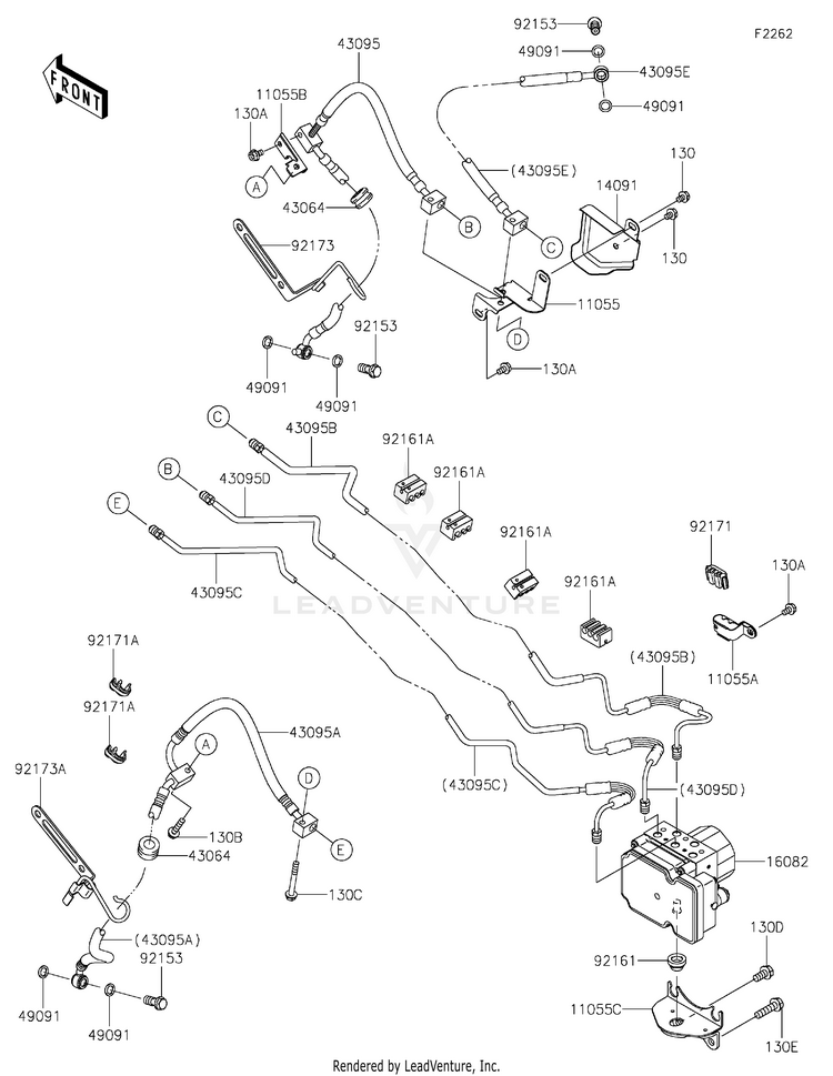 Brake Piping Schematic