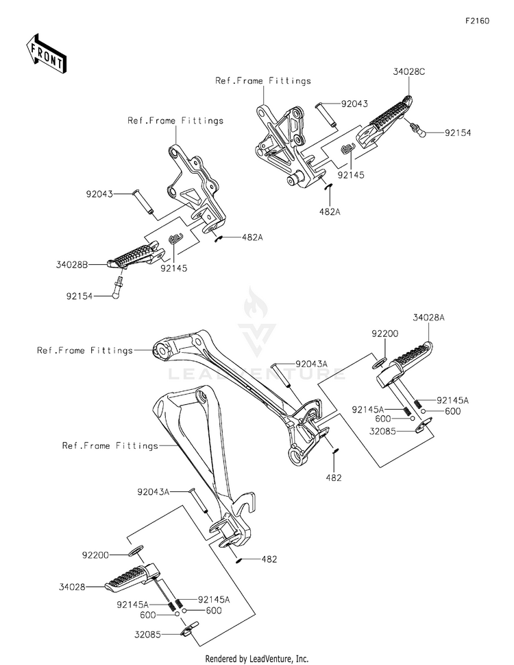 Footrests Schematic