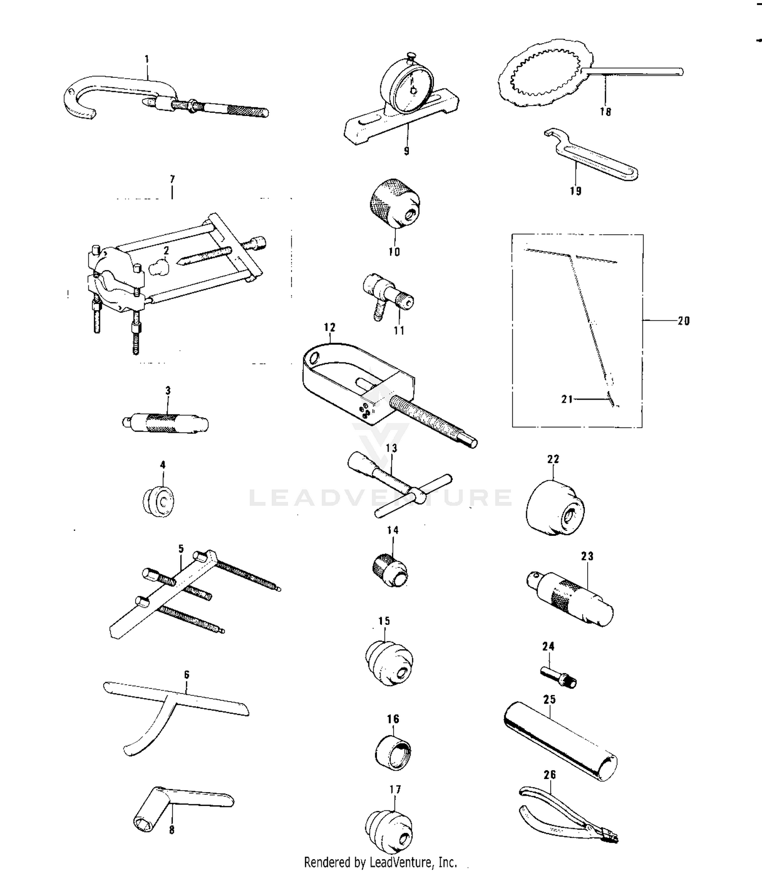 SPECIAL SERVICE TOOLS ('76-'79)