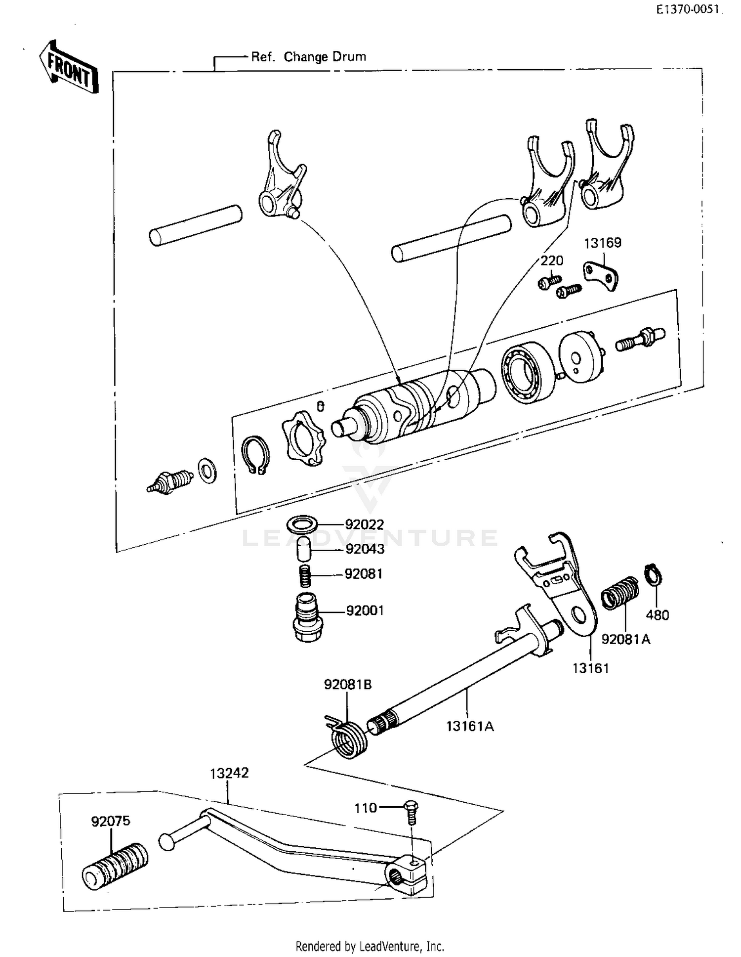 GEAR CHANGE MECHANISM