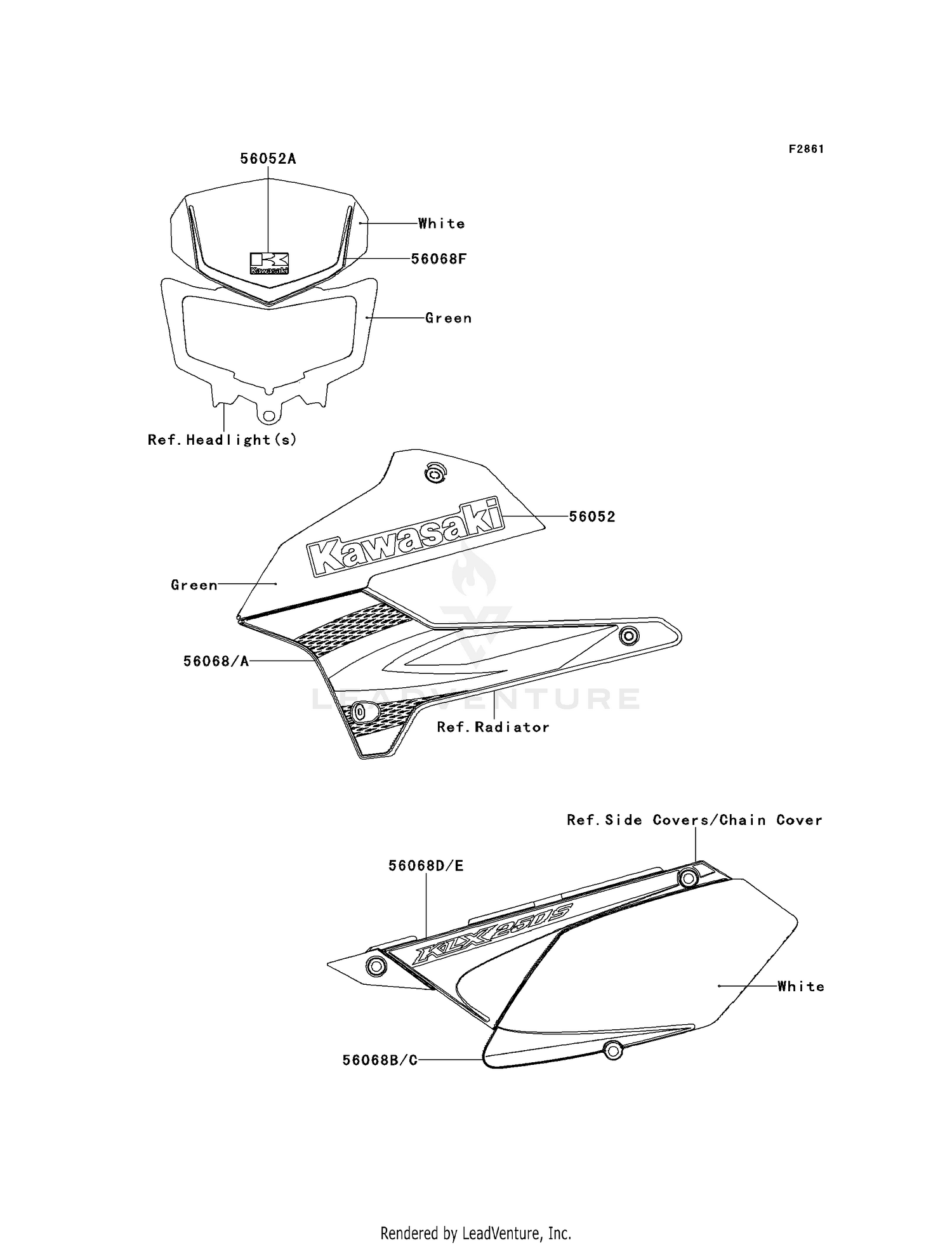 DECALS (GREEN)(T9F)