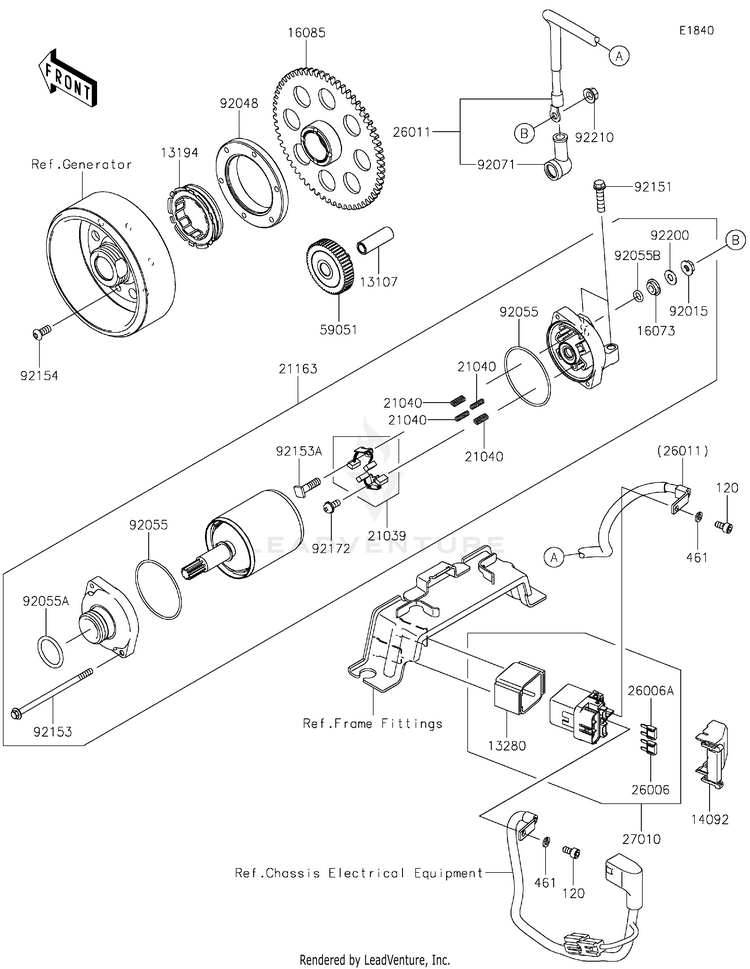 Starter Motor Schematic