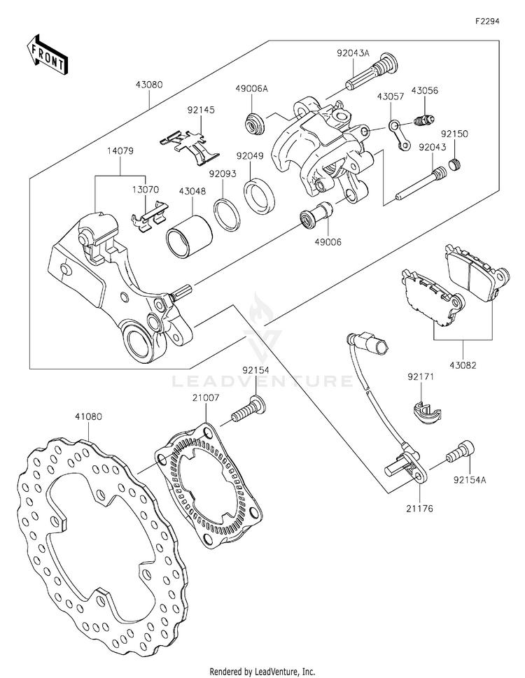 Rear Brake Schematic