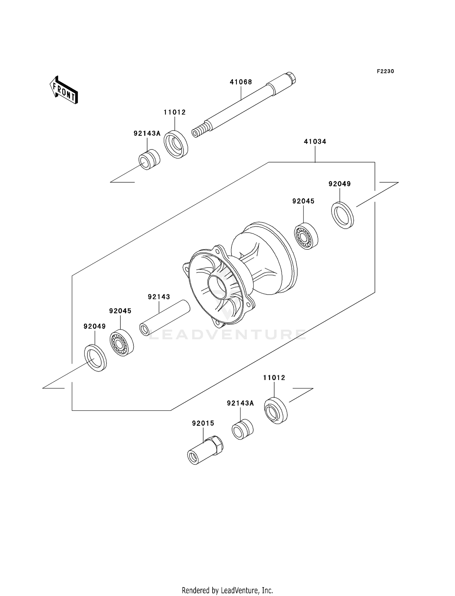 FRONT HUB