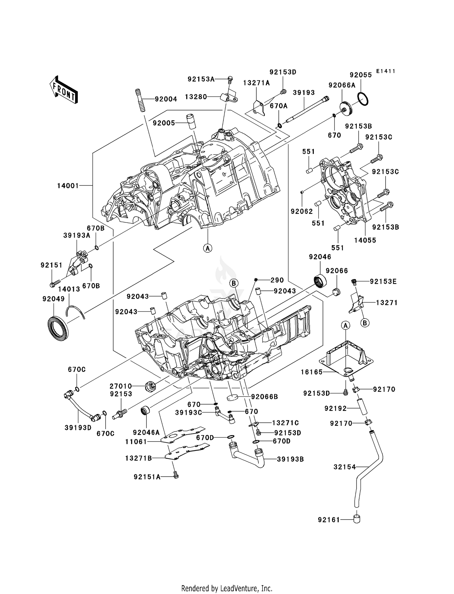 CRANKCASE (-ER650AE057323)