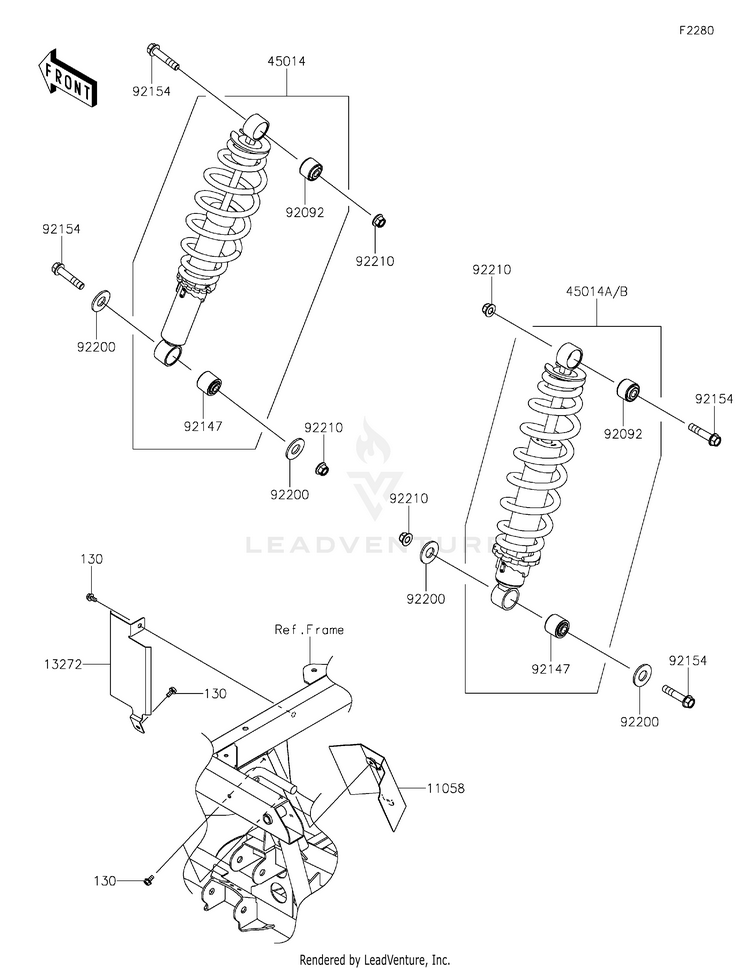 Shock Absorber(S) Schematic