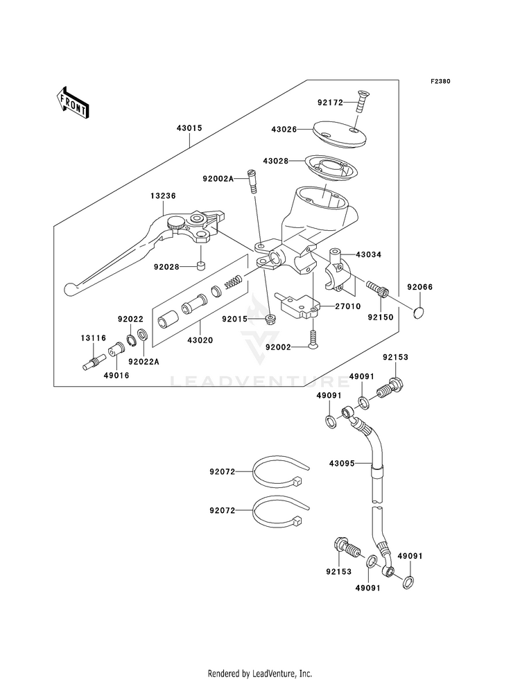 Clutch Master Cylinder Schematic