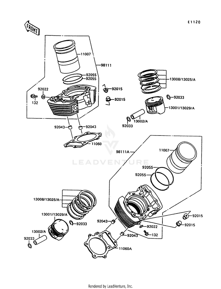 Cylinder/Piston(S) Schematic