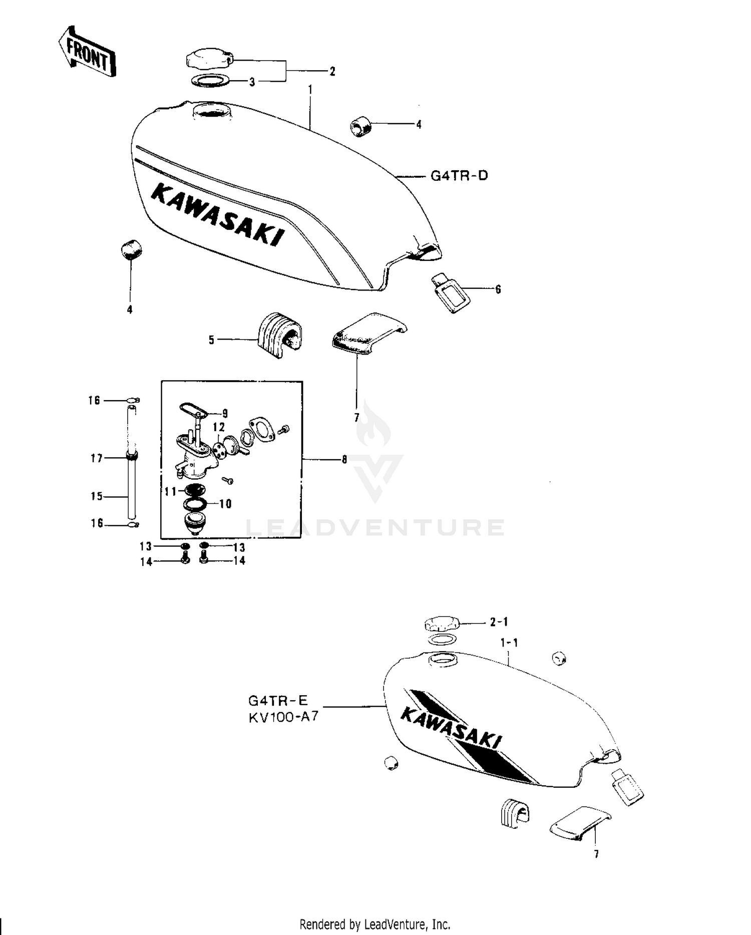 FUEL TANK ('74-'75)