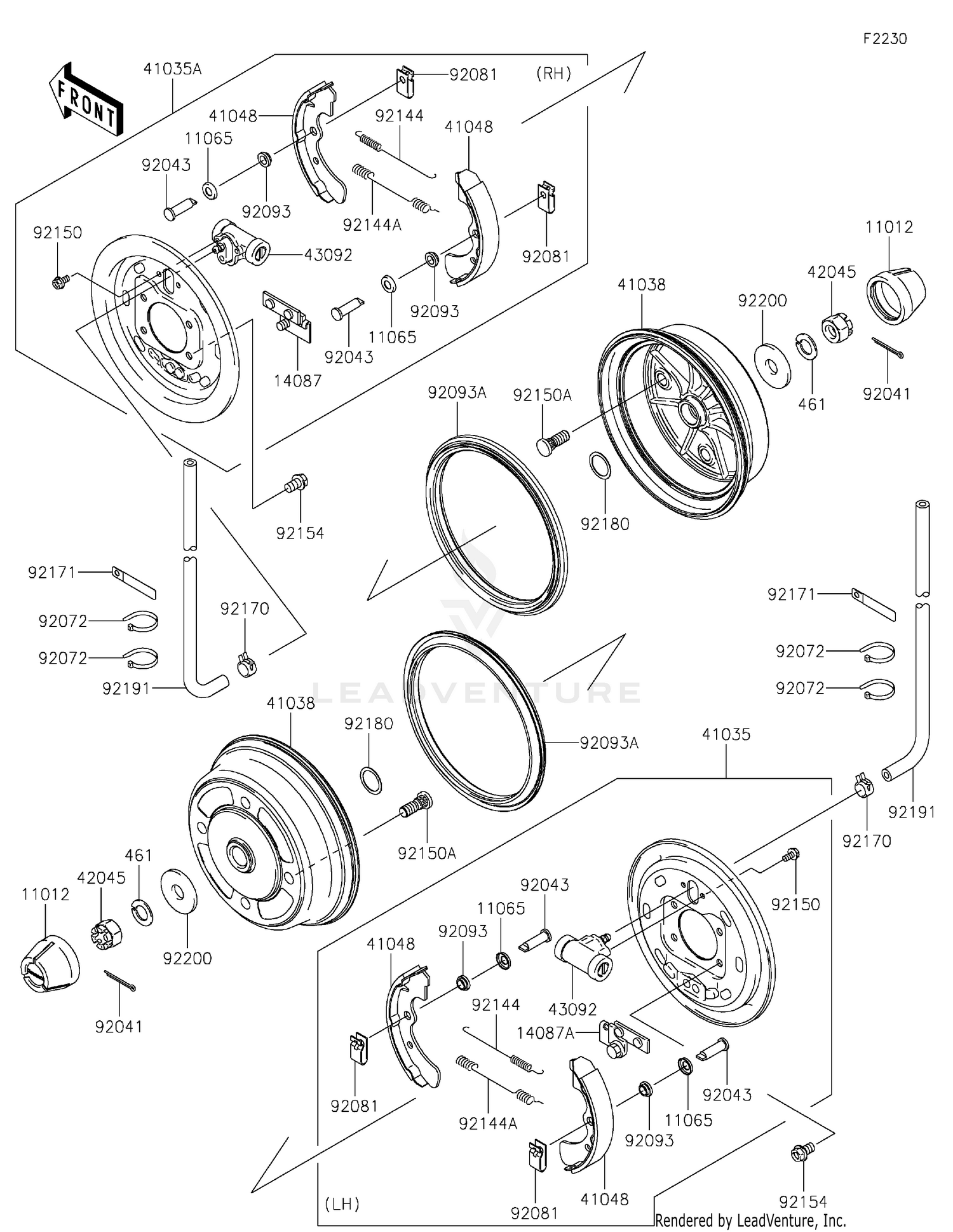 Front Hubs/Brakes
