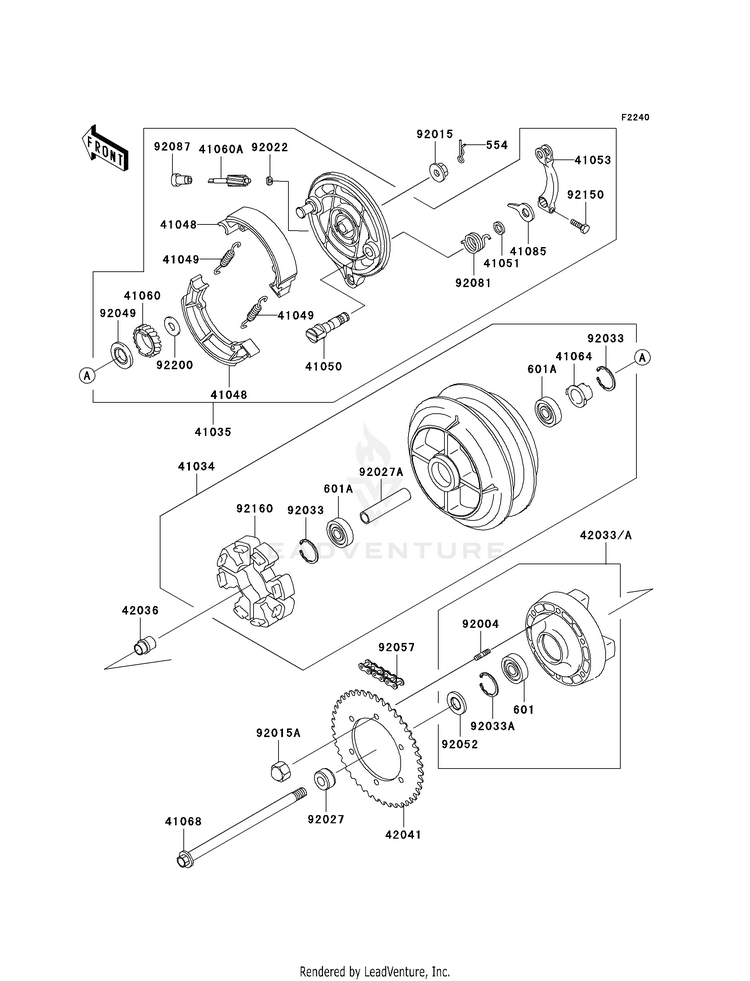 Rear Wheel/Chain Schematic