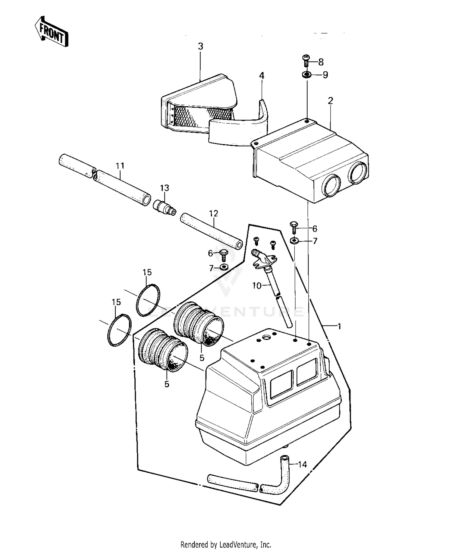 AIR CLEANER ('80 D1)