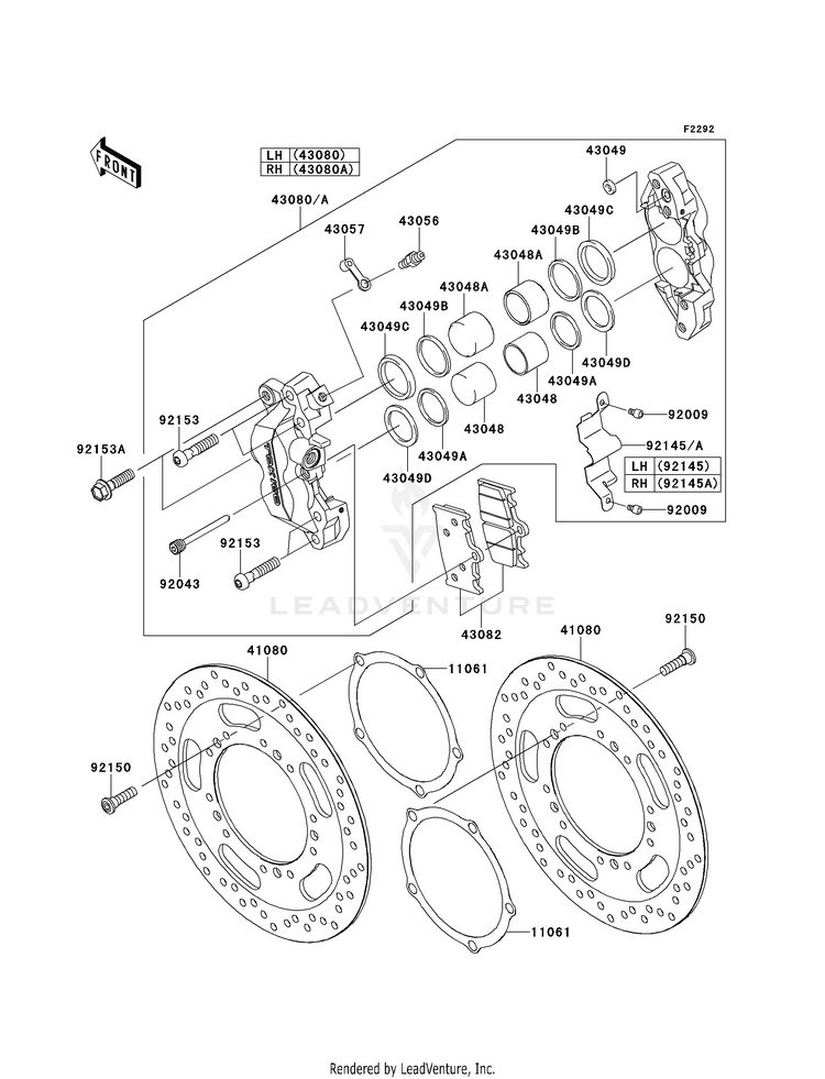 Front Brake Schematic