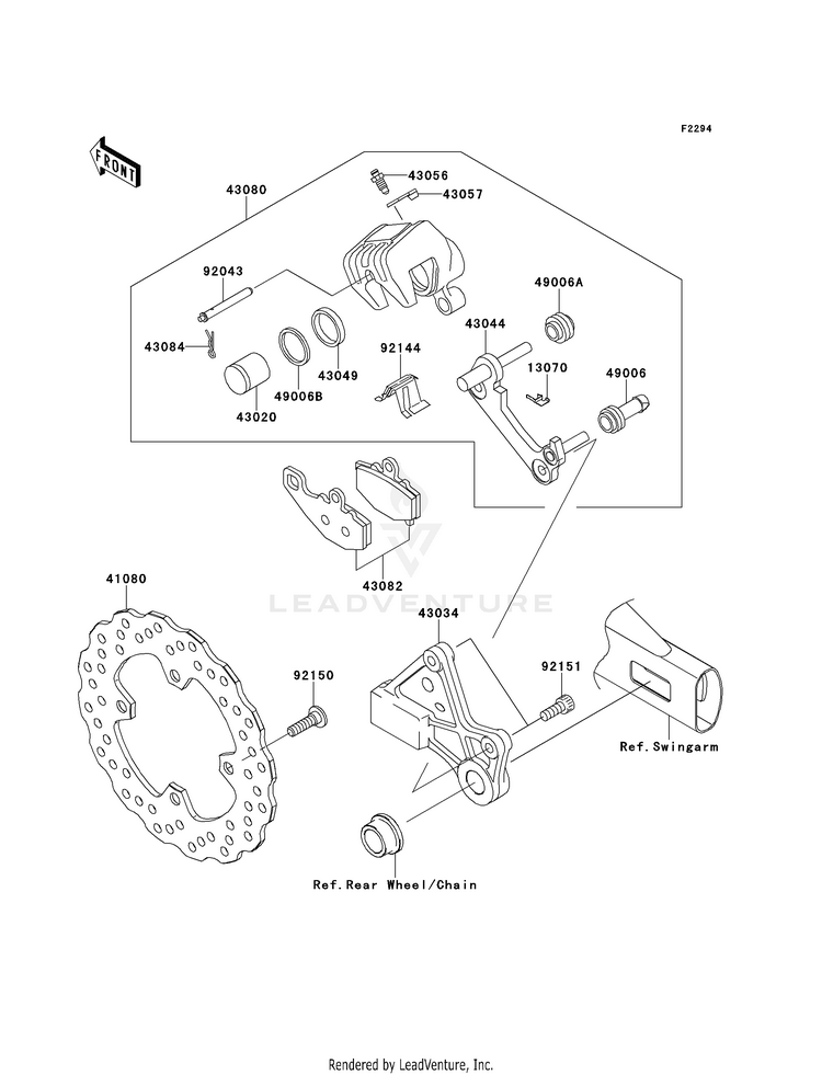Rear Brake Schematic