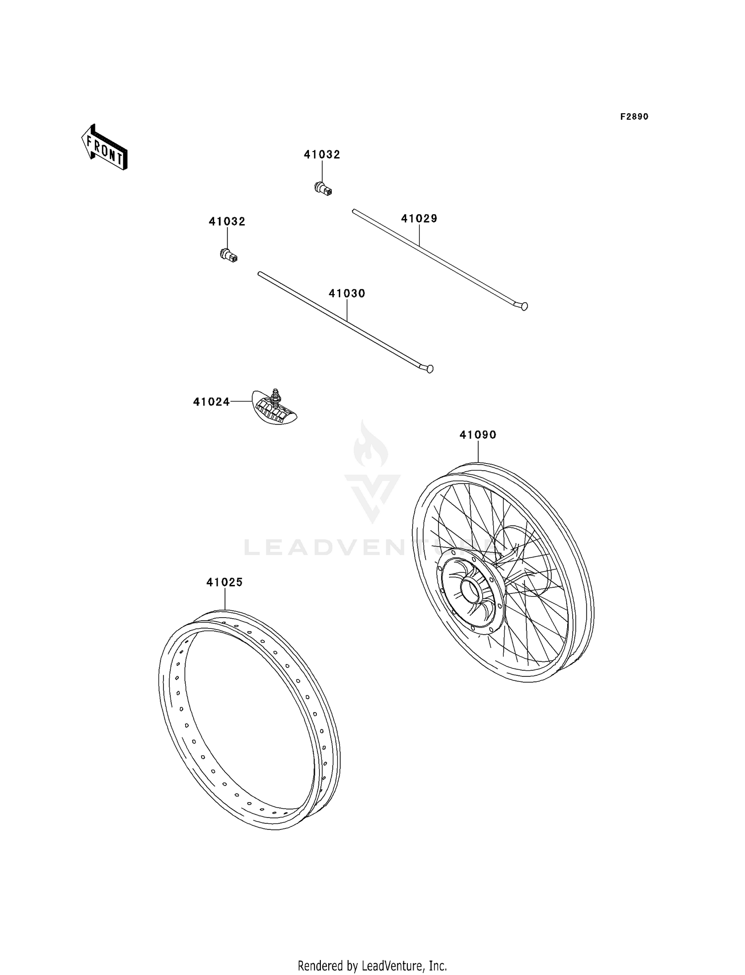 OPTIONAL PARTS (20" FRONT WHEEL)