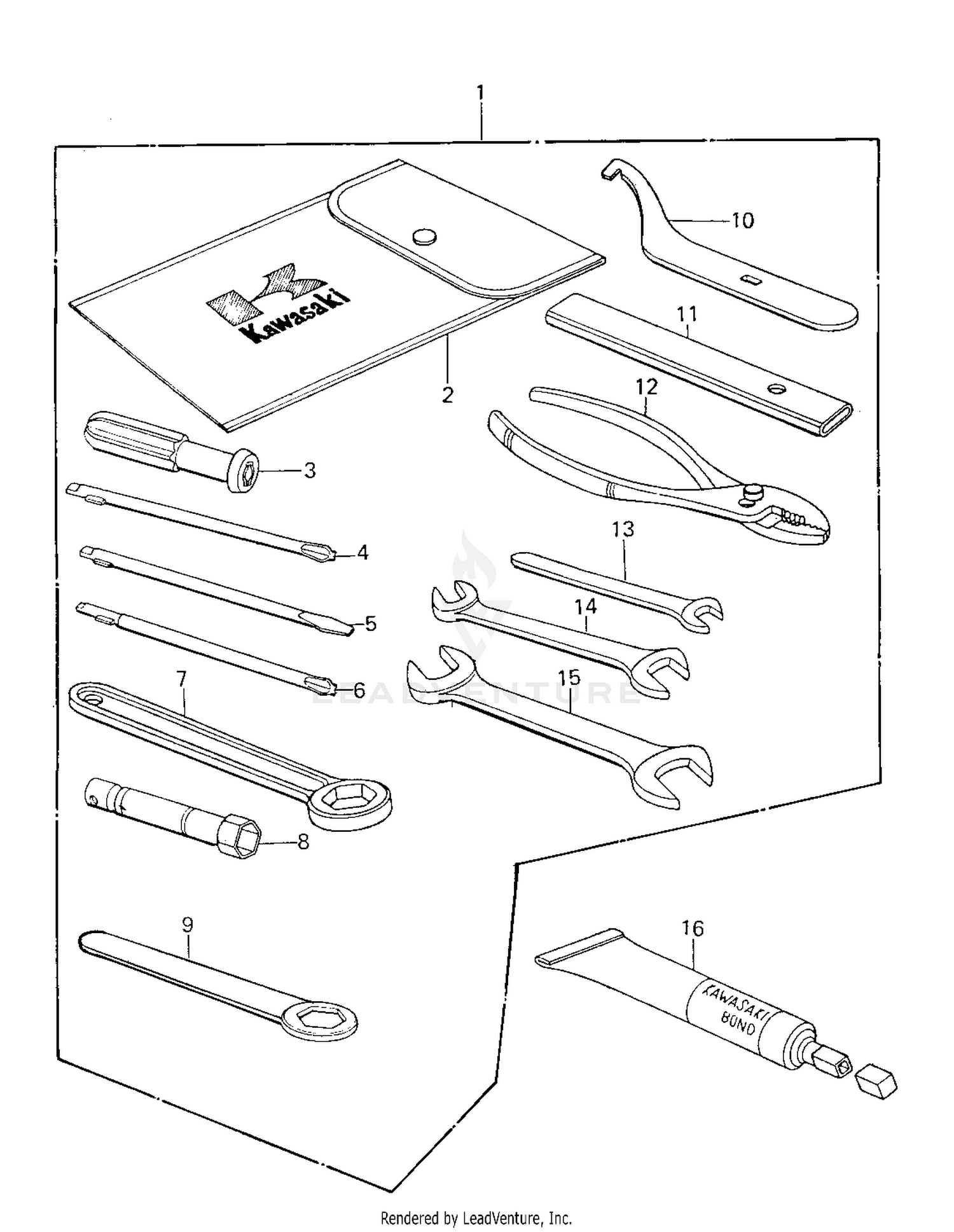 OWNER TOOLS ('80 KZY 50-E1)