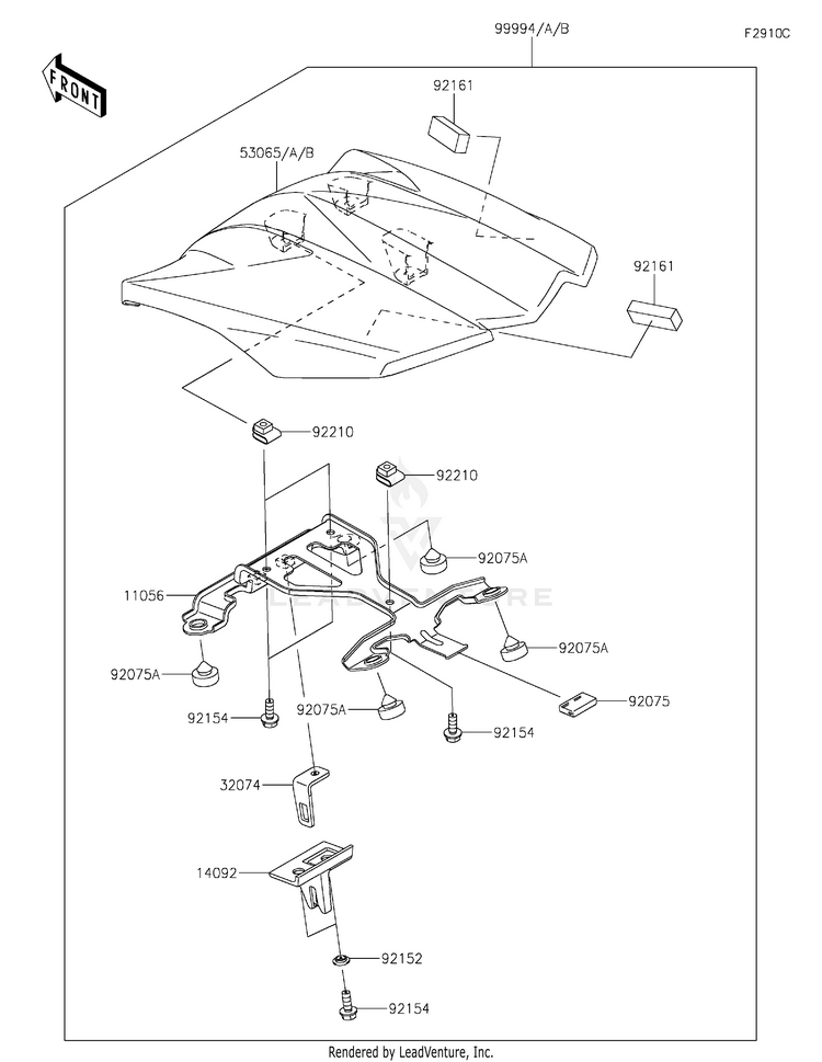 Accessory(Pillion Seat Cover) Schematic