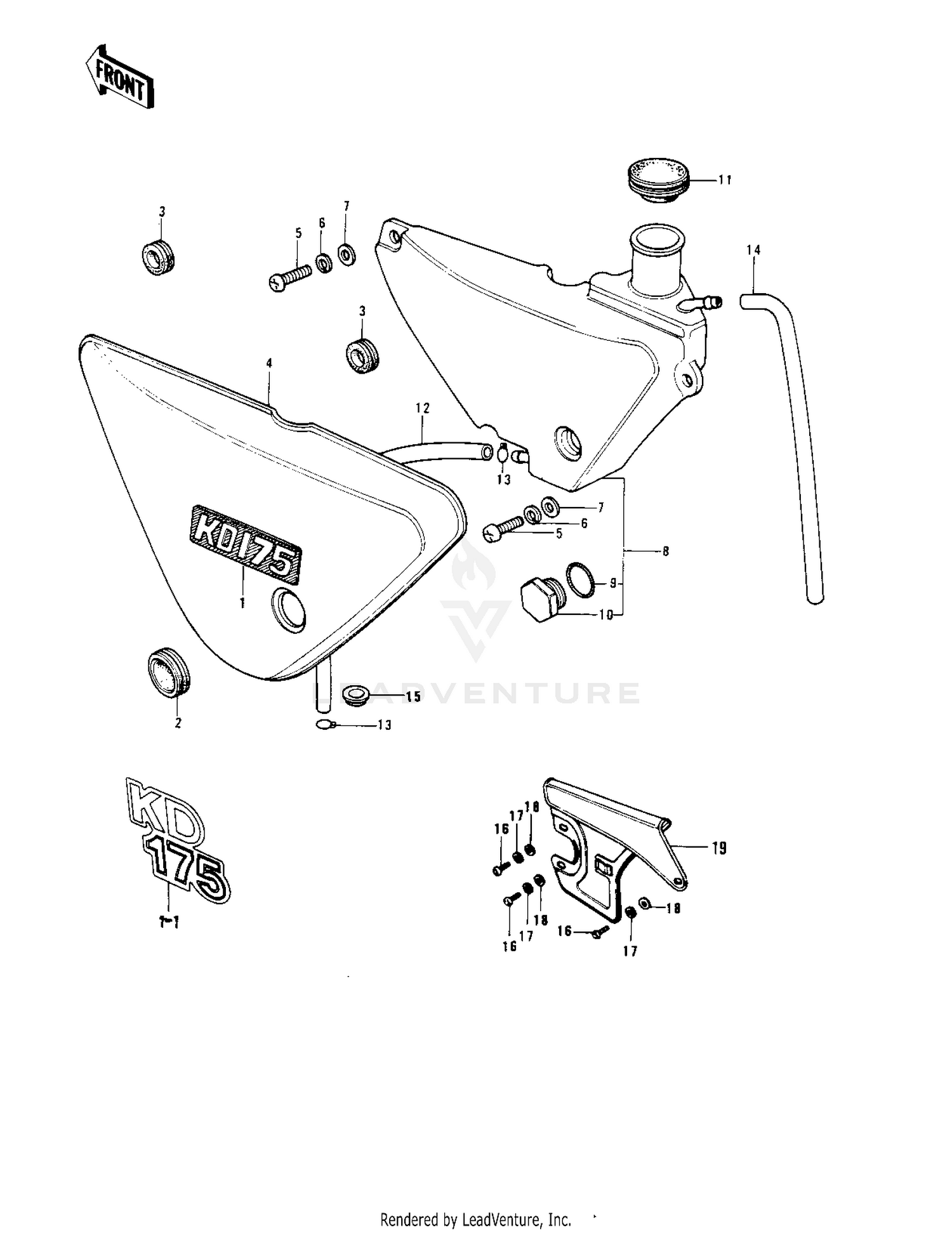 SIDE COVER/OIL TANK/CHAIN COVER