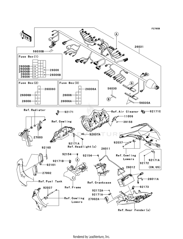 Chassis Electrical Equipment (Kdf/Kef) Schematic