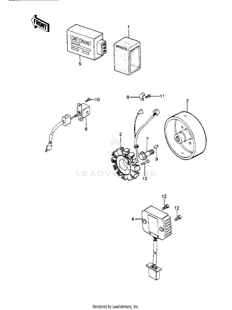 Ignition/Generator/Regulator Schematic