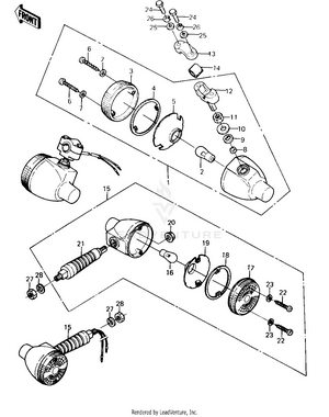 Turn Signals (ke100-a10) Schematic