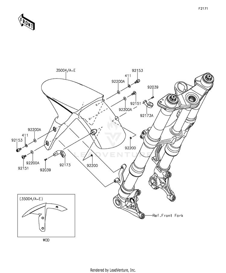 Front Fender(S) Schematic