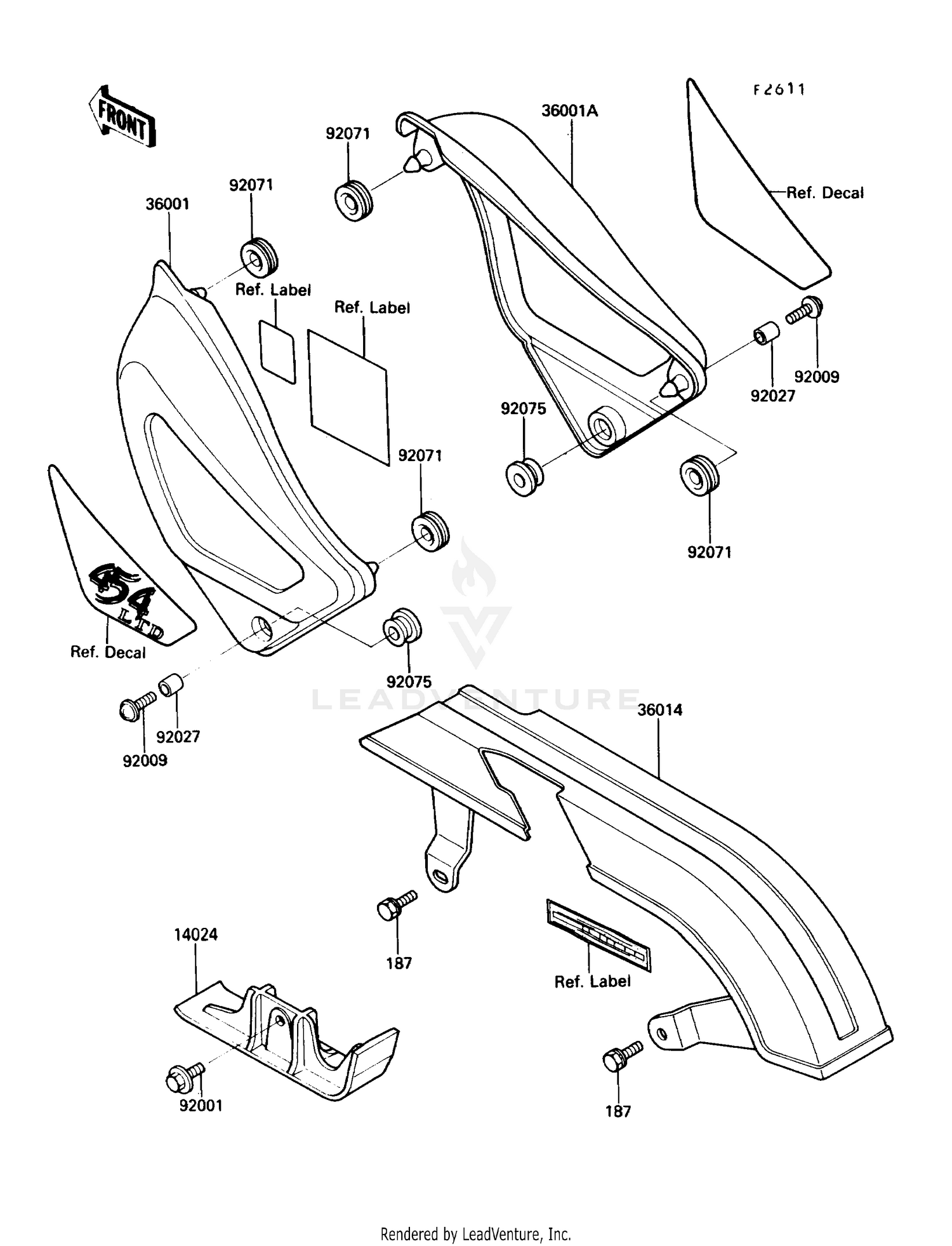 SIDE COVERS/CHAIN COVER