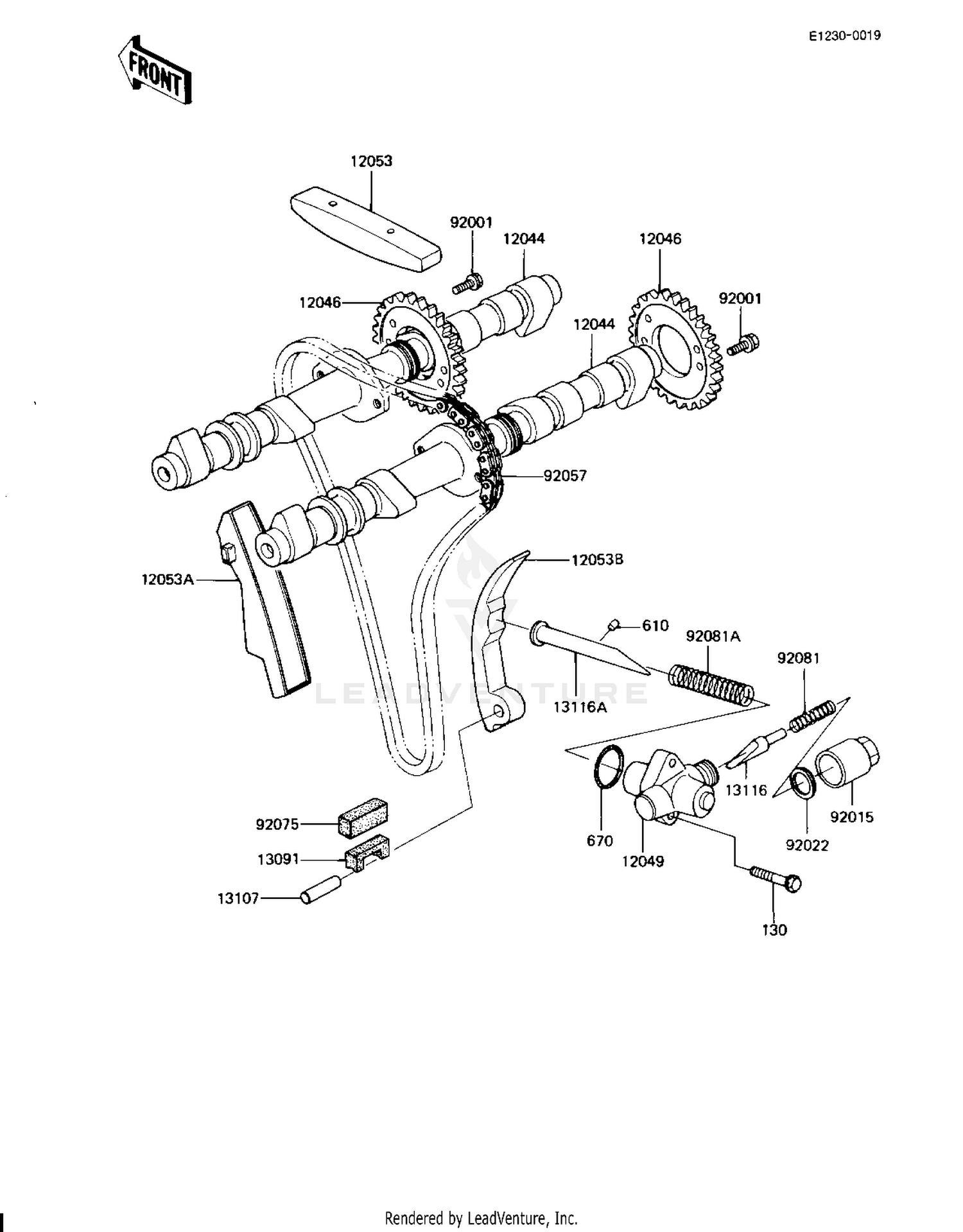 CAMSHAFTS/CHAIN/TENSIONER