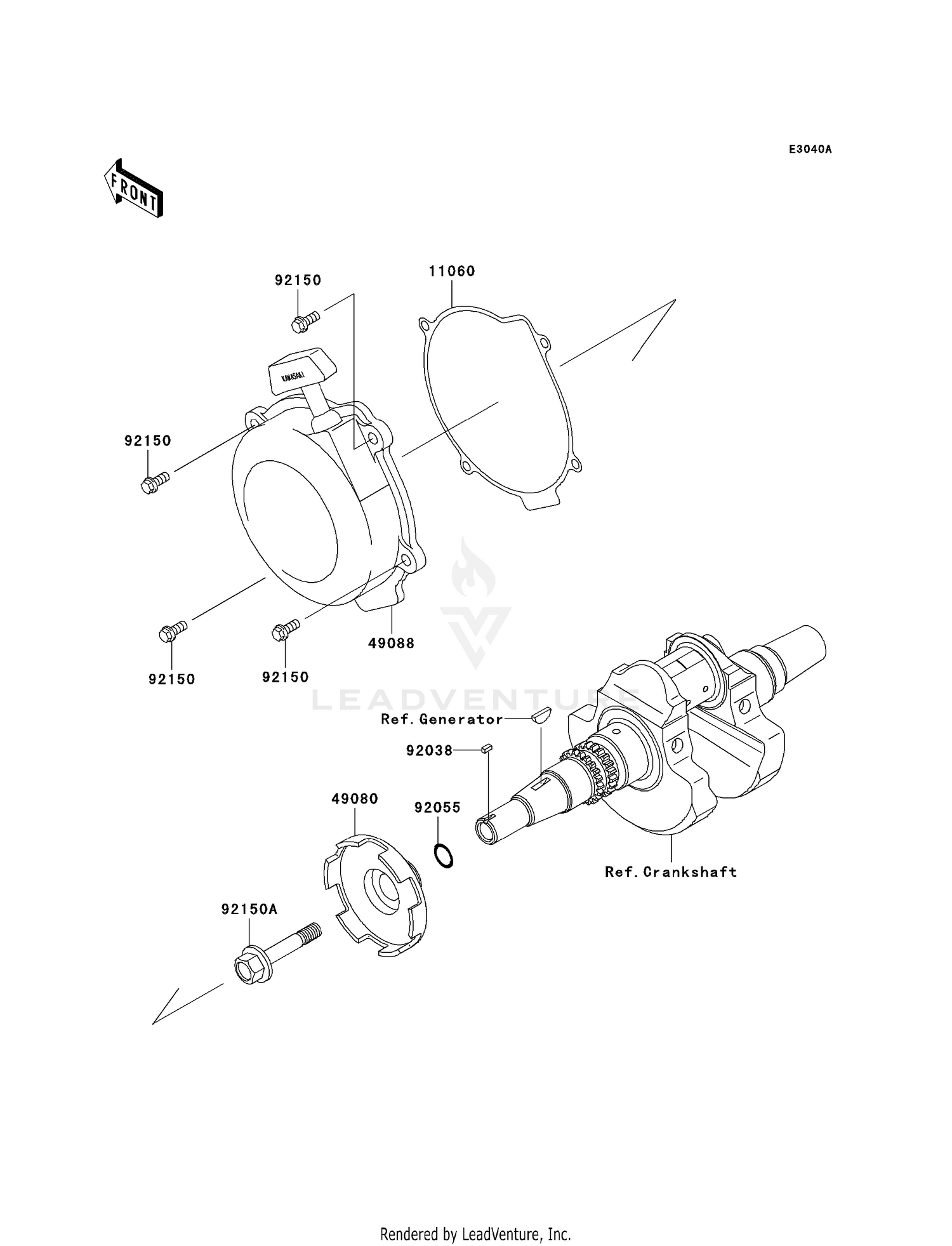 RECOIL STARTER (VF650AE640352-)