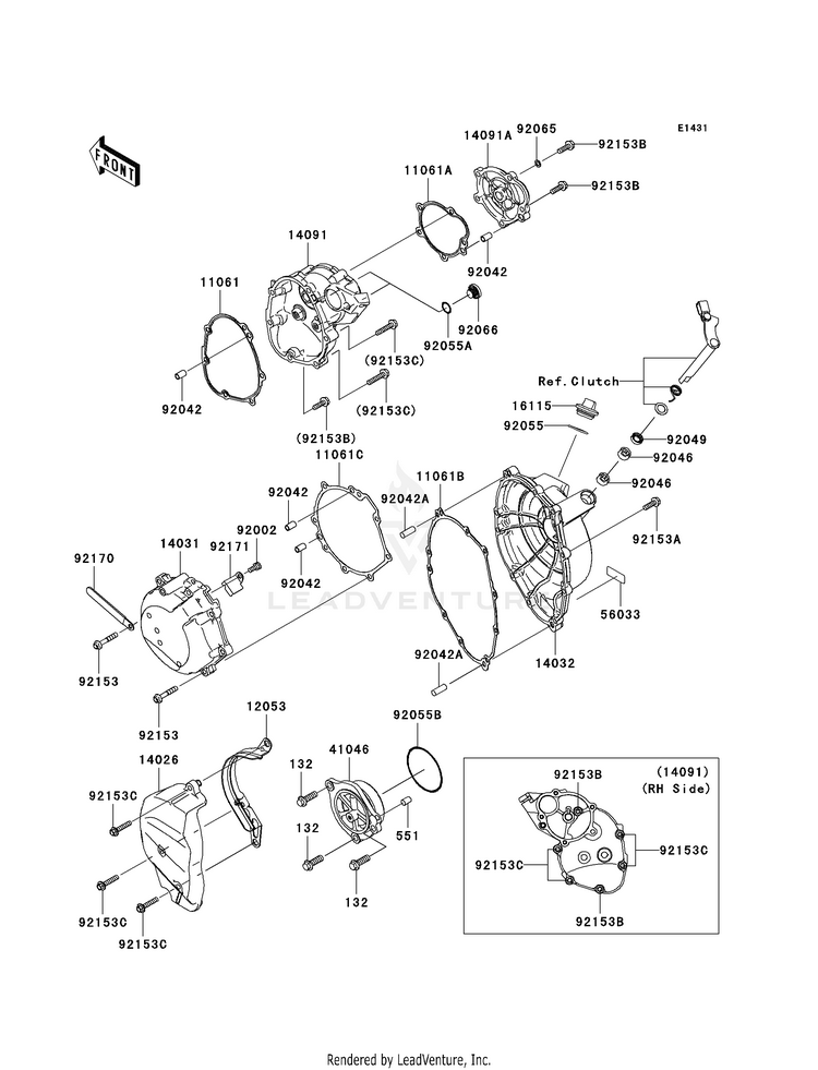 Engine Cover(S) Schematic