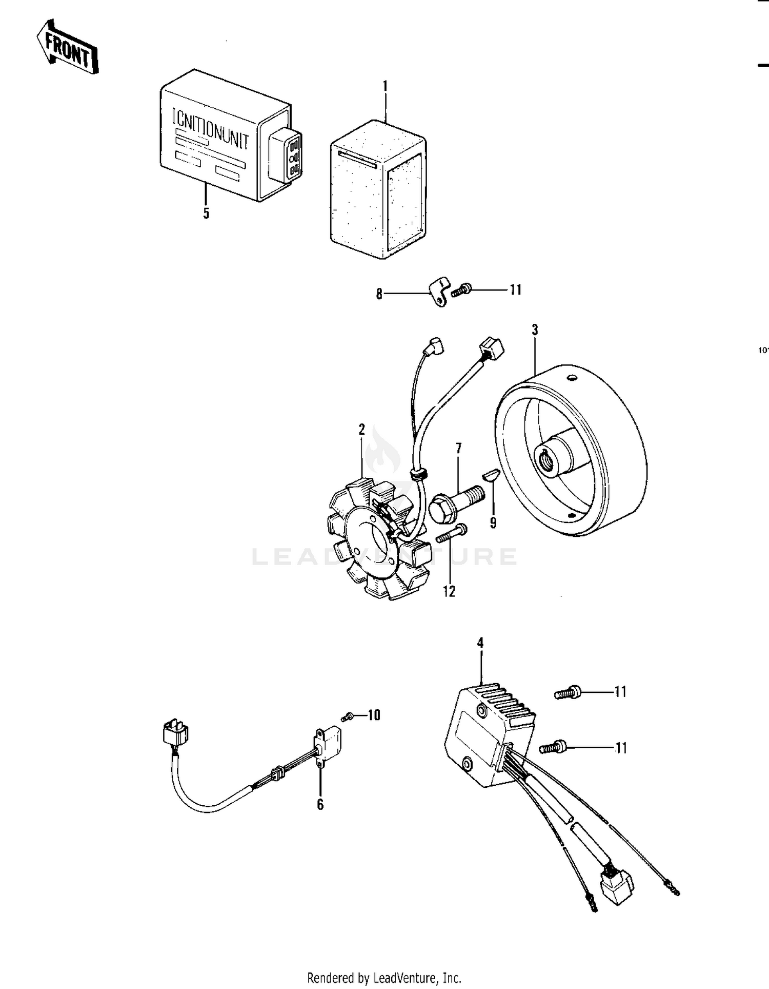 IGNITION/GENERATOR/REGULATOR ('82 A1)