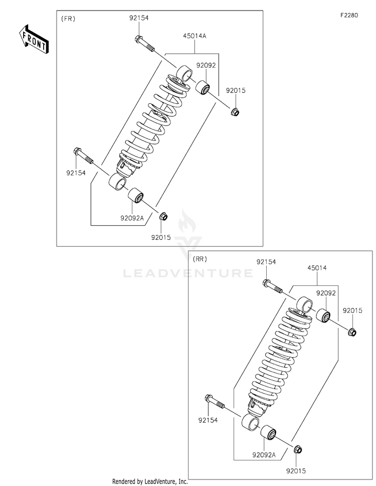 Shock Absorber(S) Schematic