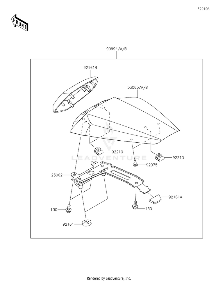 Accessory(Pillion Seat Cover) Schematic
