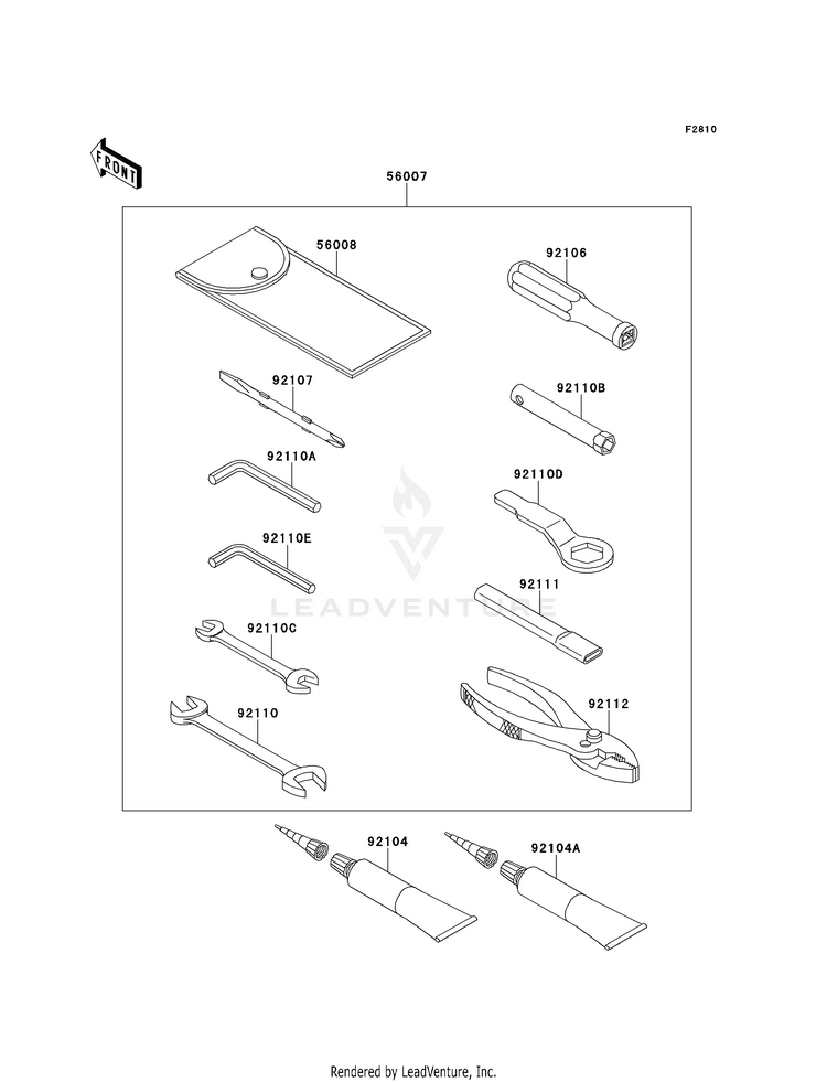 Owner's Tools ZX1400EDF Ninja ZX-14R (2013) Schematic