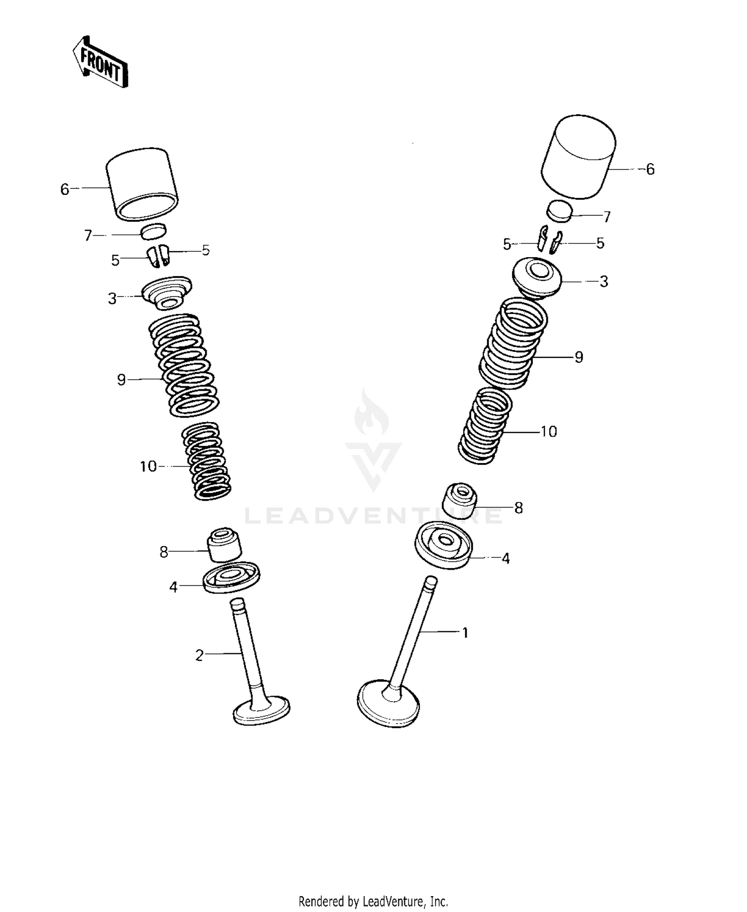 VALVES ('80-'81 C1/C2)